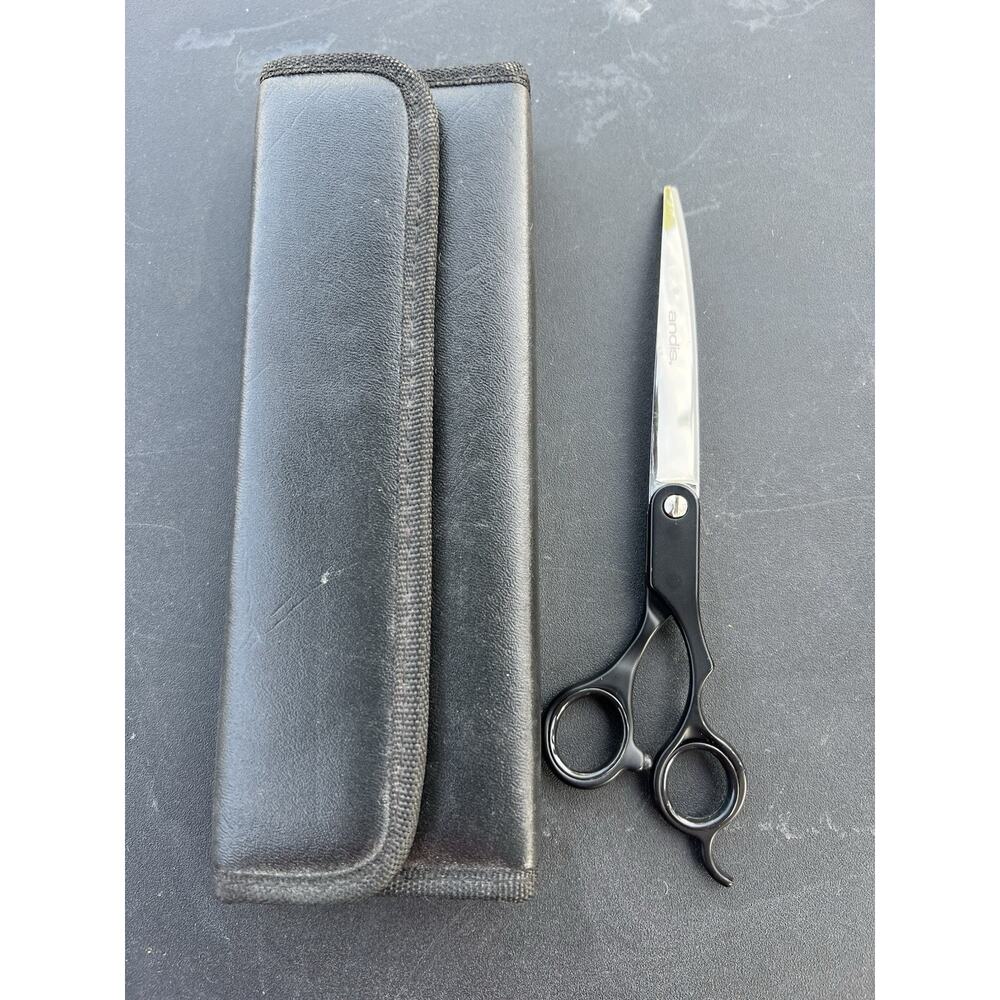 Andis Premium 8" Curved Professional Grooming Shears with Case